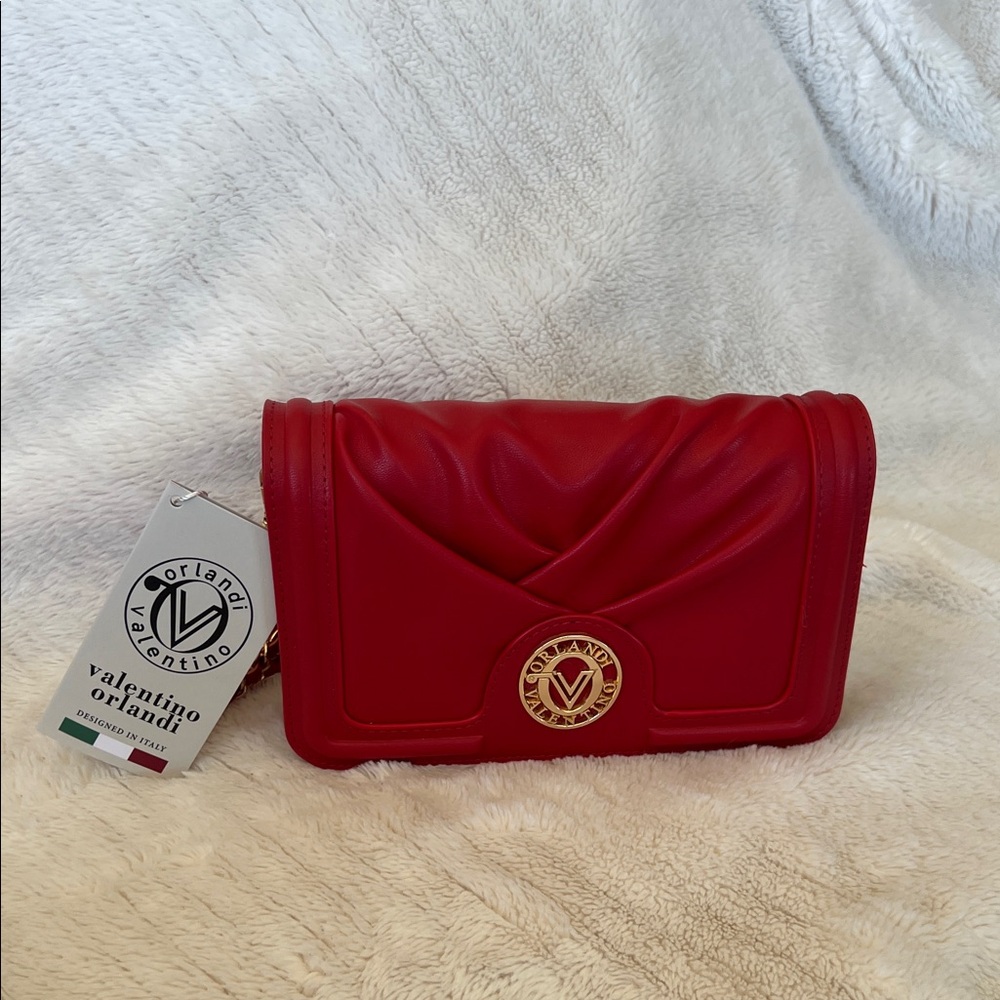Valentino Orlandi Red Crossbody Bag